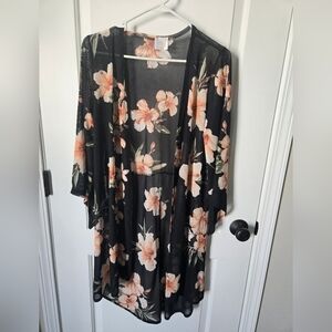 Siren Lily Floral Kimono Cardigan Maternity